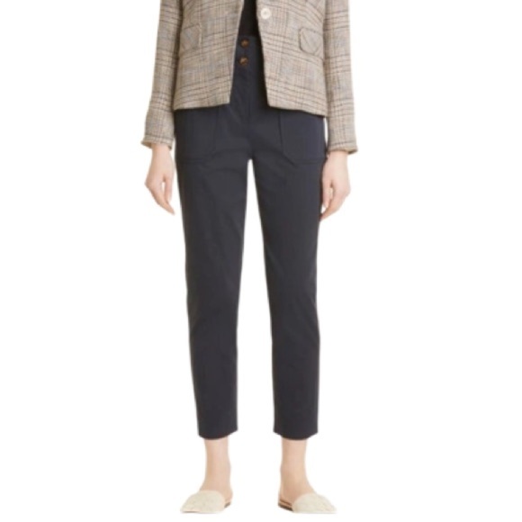 Veronica Beard Mahary Career Pants Navy 6 Office Siren Academia Preppy - Picture 15 of 15